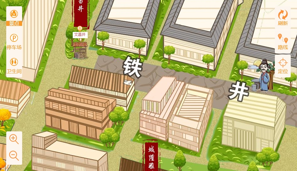 新平智慧景区：手绘地图与语音导览的完美融合